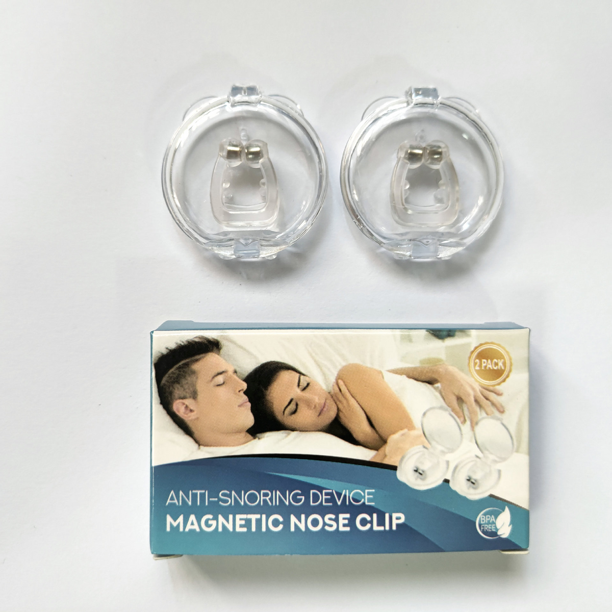 MAGNETIC NOSE CLIP– Stops Annoying Snoring