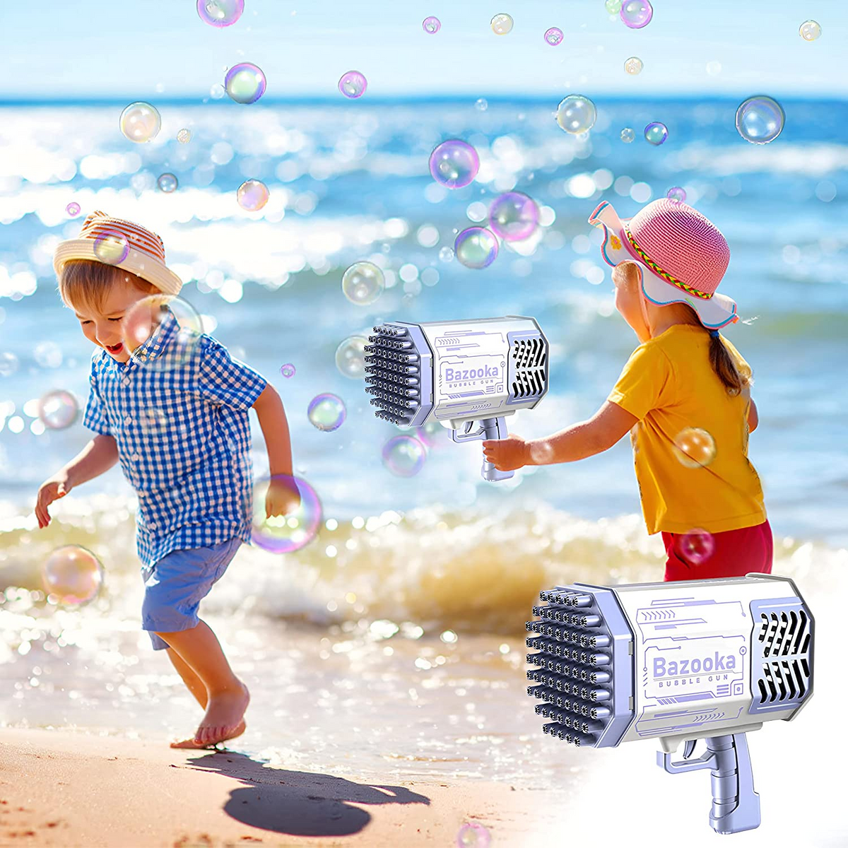 (🔥Last Day Promotion - 50% Off)🎁-69-Hole Bubble Gun With Colorful Led Lights FREE SHIPPING🔥