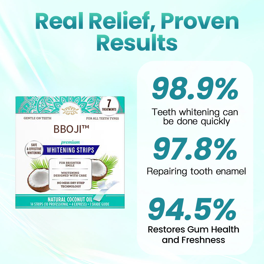 ✨BBOJI™ Teeth Whitening Strips — Reveal a Brighter Smile in Just 7 Days😀
