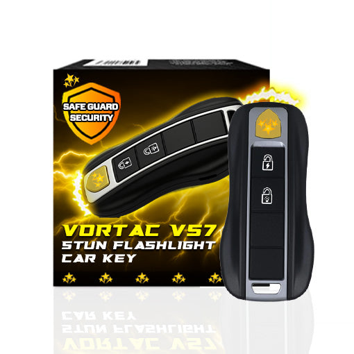 🛡️ 2025 Limited VORTAC V57 Stun Flashlight Car Key