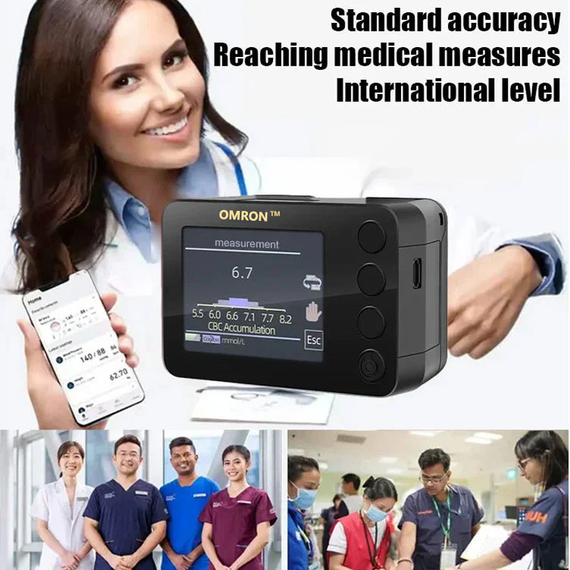 OMRON™ Advanced Non-Invasive Glucose Monitor-99.9% Accuracy + Exclusive Gift ✅TGA Approved