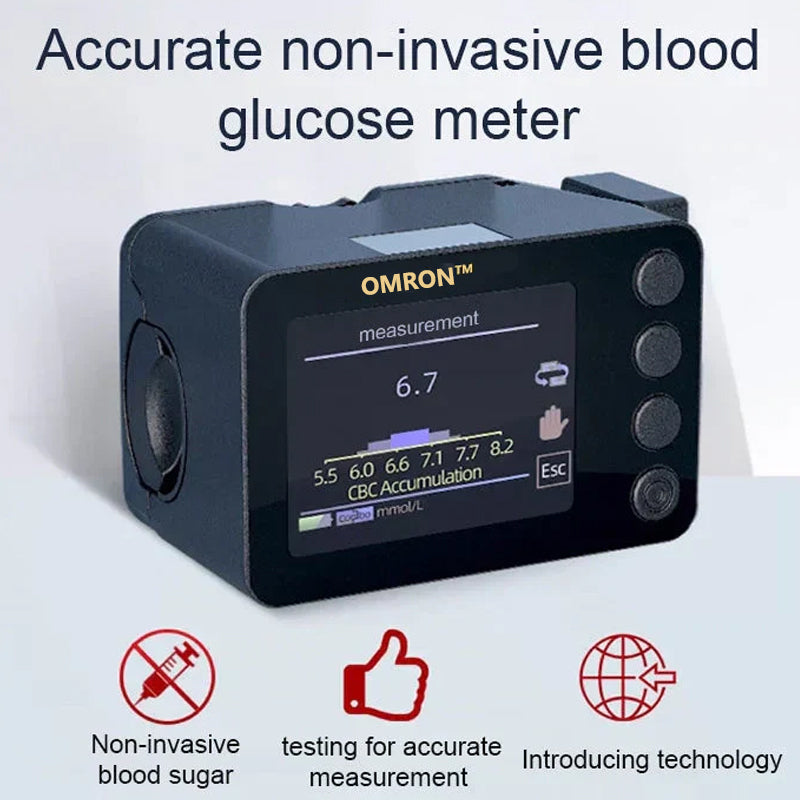 OMRON™ Advanced Non-Invasive Glucose Monitor-99.9% Accuracy + Exclusive Gift ✅TGA Approved