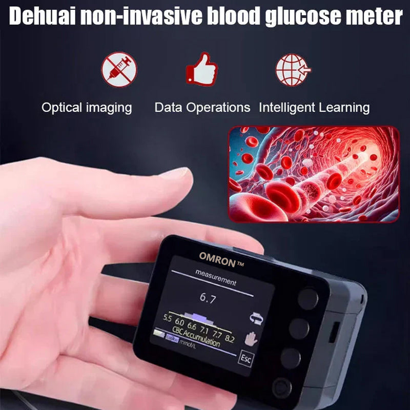 OMRON™ Advanced Non-Invasive Glucose Monitor-99.9% Accuracy + Exclusive Gift ✅TGA Approved