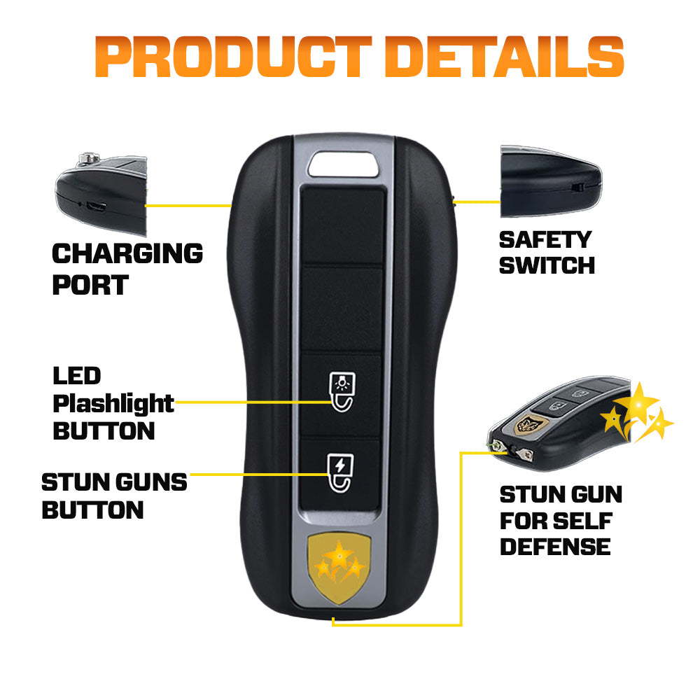 🛡️ 2025 Limited VORTAC V57 Stun Flashlight Car Key