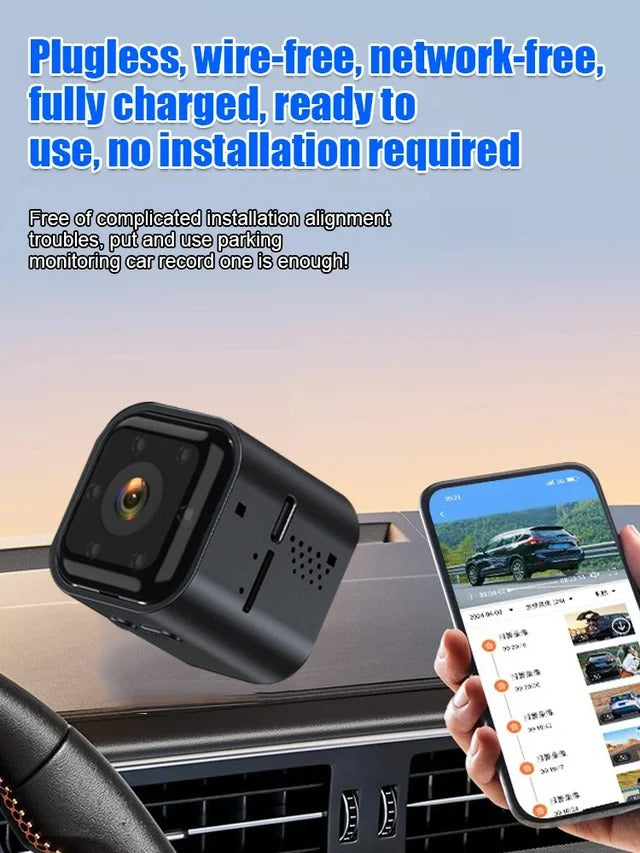 AS03 Smart WiFi Security Camera – 1080P HD, Night Vision, Motion Detection, Low Power