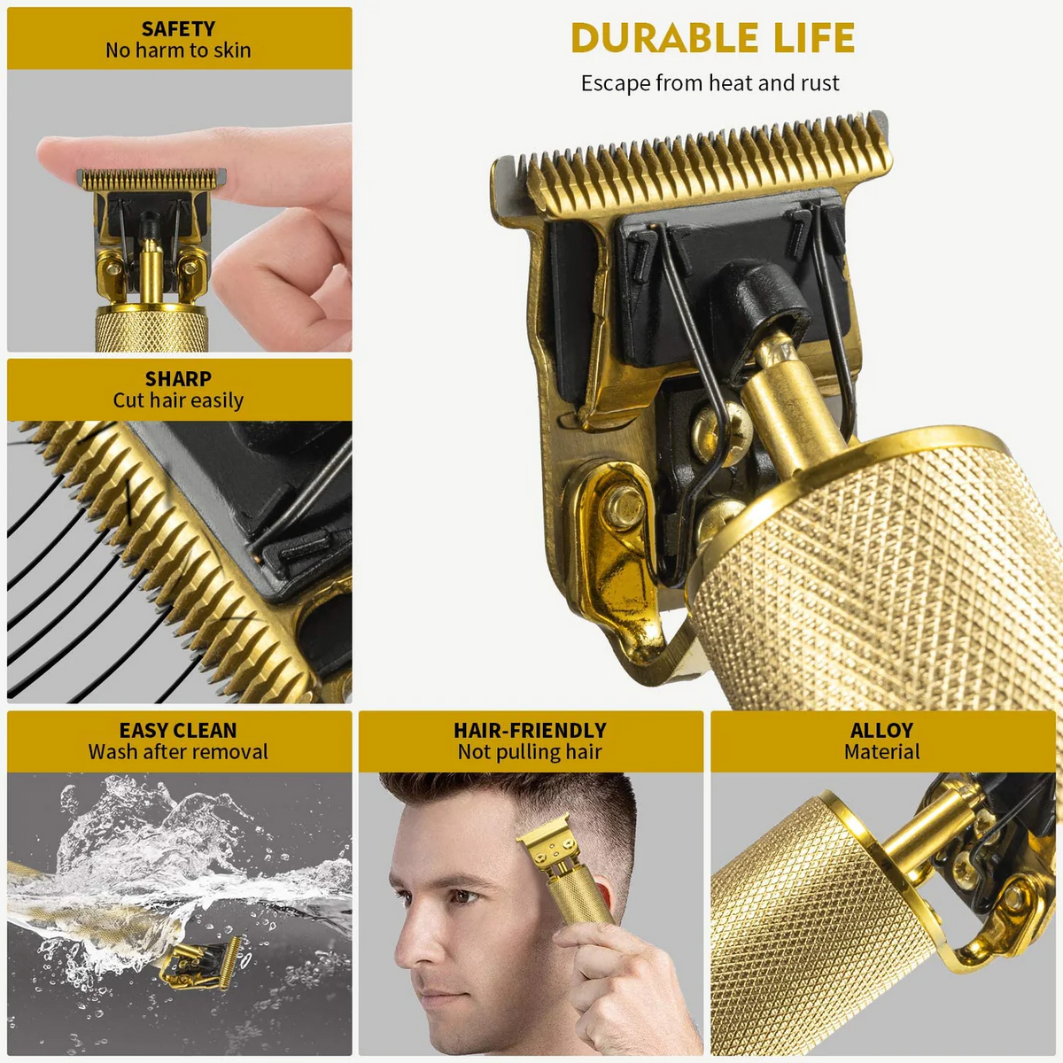 Electric Pro Hair Clippers Trimmer Shaver For Men